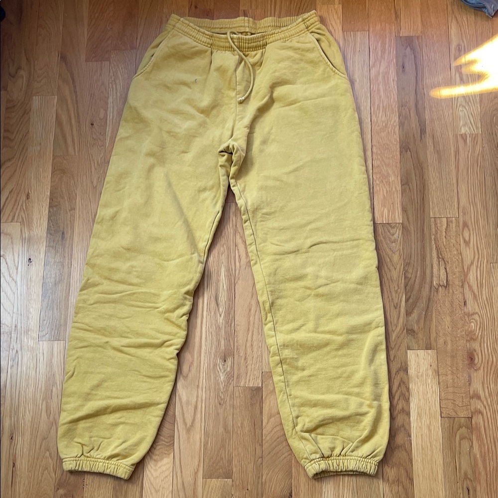 Los Angeles Apparel Mustard Fleece Joggers